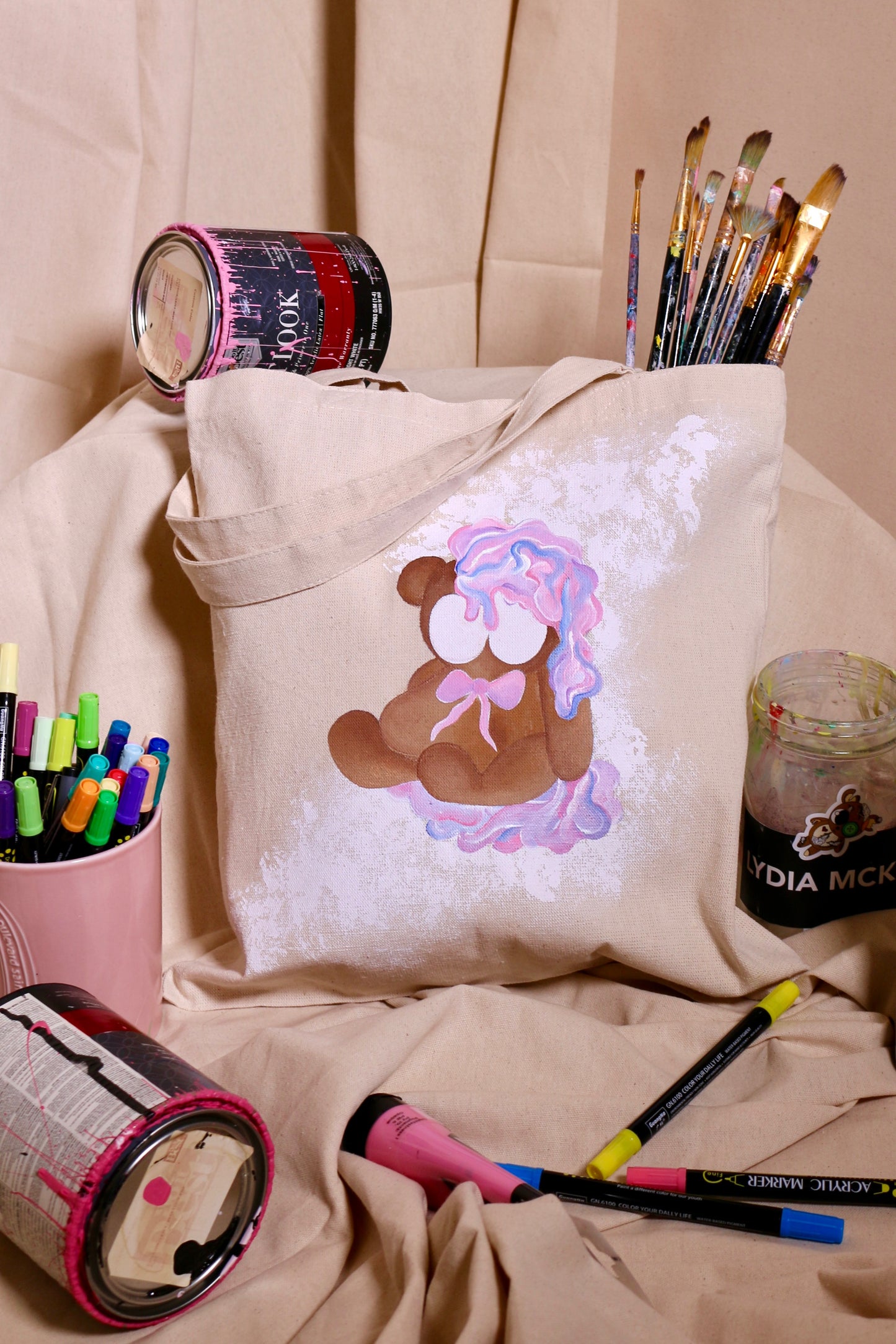 THE PAINT SPILL TOTE BAG